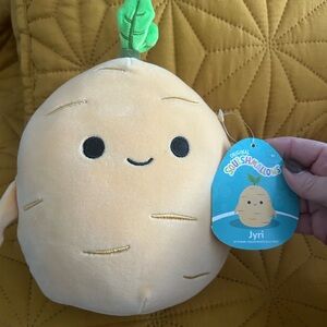 Squishmallows Tan and Green Jyri Plush